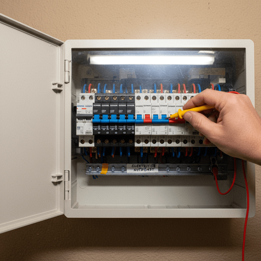 Spezialmessgerät zur Fehlersuche in einer Elektroverteilung